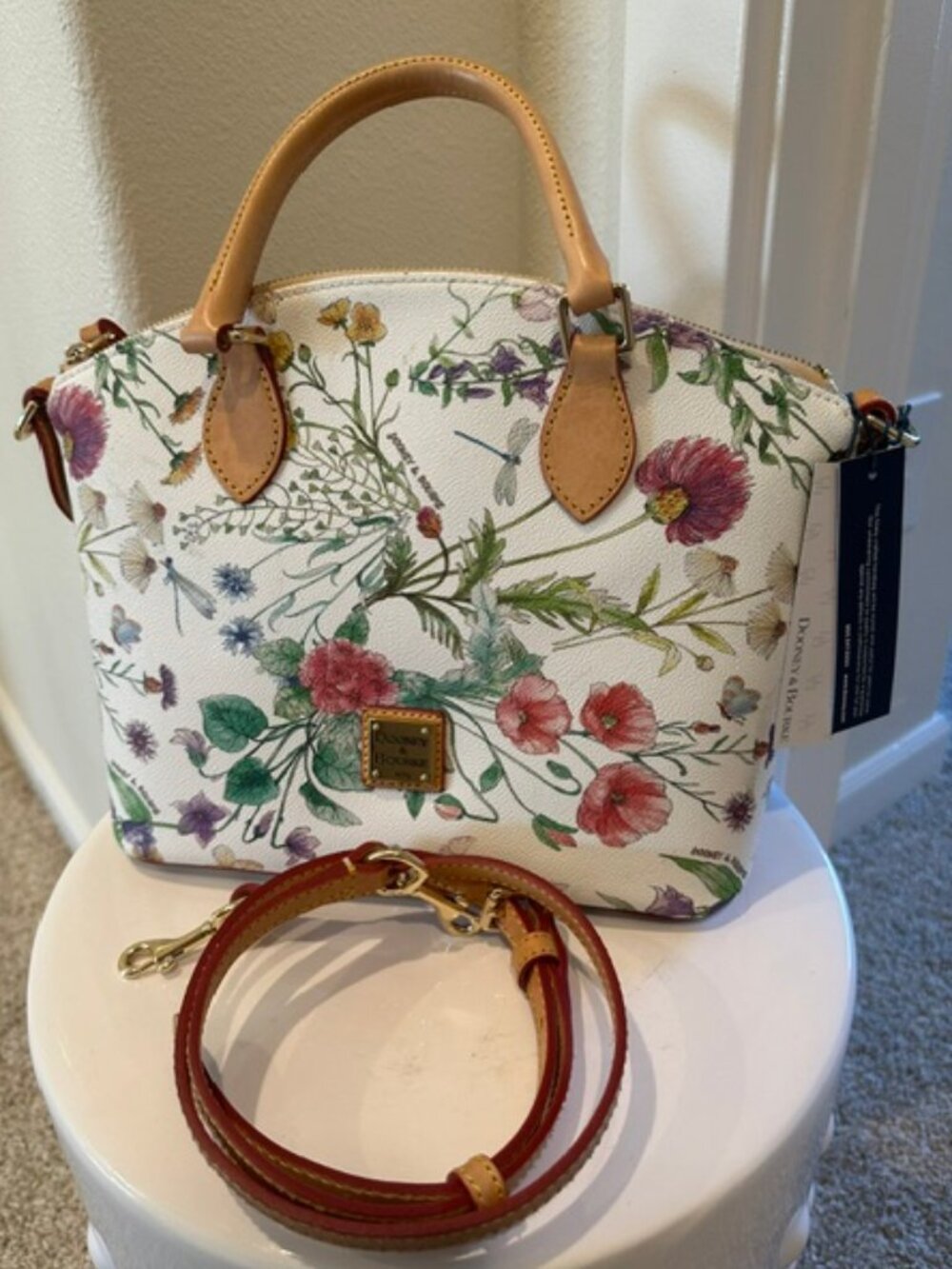 Dooney & Bourke Geena Botanical Satchel